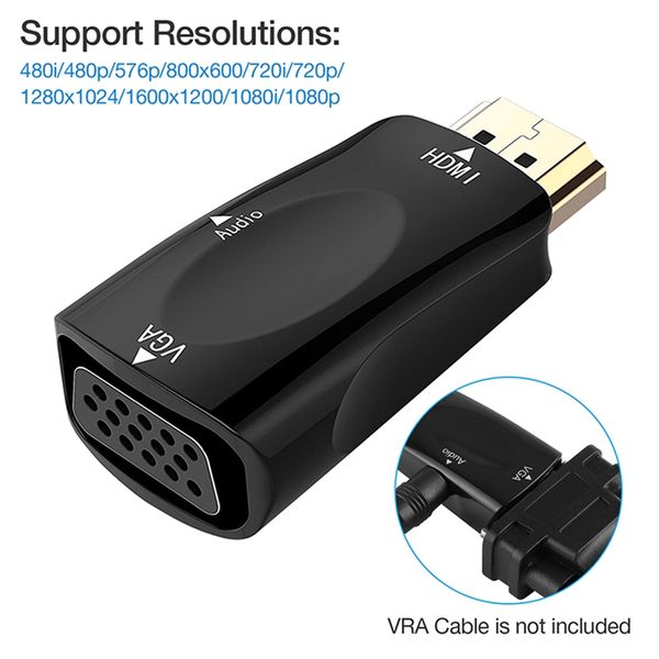 audio cables & connectors 1080p male to vga female adapter video converter 3.5mm output cable
audio cables & connectors 1080p male to vga female adapter video converter 3.5mm output cable