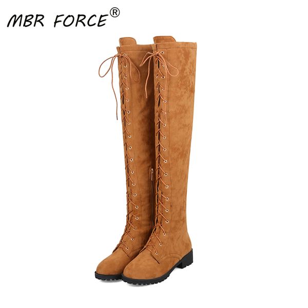 mbr force 2020 over the knee suede boots winter women's round toe elegant stretch fabric red flat high boots, Black
mbr force 2020 over the knee suede boots winter women's round toe elegant stretch fabric red flat high boots, Black