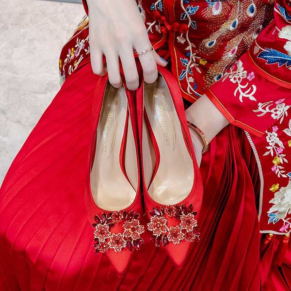 baoyafang red fashion 2020 new arrival women wedding shoes bride high heels shoes big size party dress woman high pump, Black
baoyafang red fashion 2020 new arrival women wedding shoes bride high heels shoes big size party dress woman high pump, Black