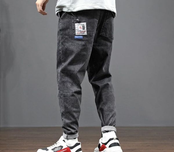 2020 newly japanese vintage fashion men jeans black color loose fit wide leg harem pants streetwear elastic hip hop jeans men, Blue
2020 newly japanese vintage fashion men jeans black color loose fit wide leg harem pants streetwear elastic hip hop jeans men, Blue