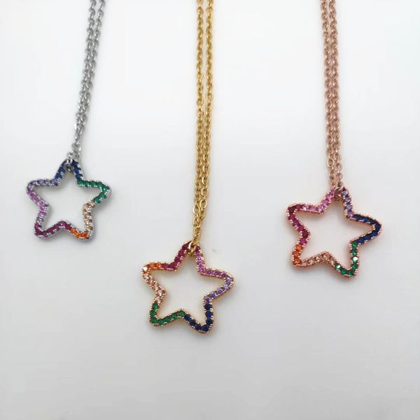 fashion women color gold rose stainless steel yellow hollow color crystal heart star necklace pulseras jewelry, Silver
fashion women color gold rose stainless steel yellow hollow color crystal heart star necklace pulseras jewelry, Silver