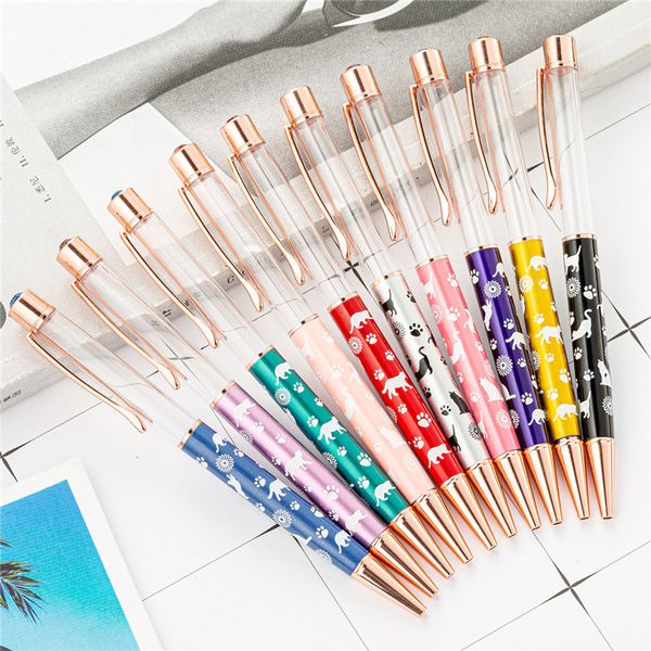 20 color cartoon diy empty tube metal ballpoint pens student writing gift self-filling floating glitter crystal pen new design, Blue;orange
20 color cartoon diy empty tube metal ballpoint pens student writing gift self-filling floating glitter crystal pen new design, Blue;orange