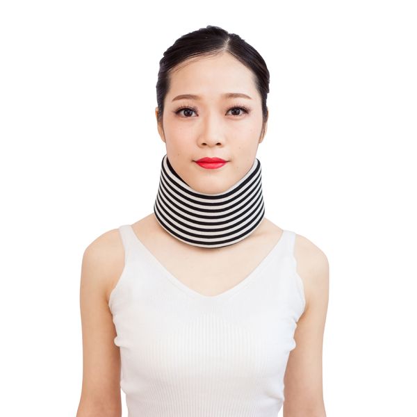 winter striped neck collar to relieve neck fatigue and also has the effect of heat preservation and cold protection, Black;yellow 
winter striped neck collar to relieve neck fatigue and also has the effect of heat preservation and cold protection, Black;yellow