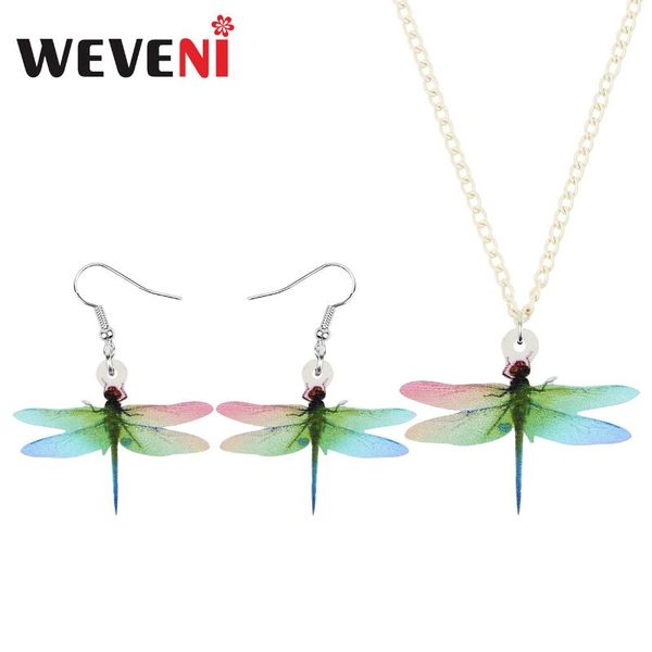weveni acrylic colorful dragonfly jewelry sets animal insects necklace earrings for women teens kids birthday gifts accessories, Silver
weveni acrylic colorful dragonfly jewelry sets animal insects necklace earrings for women teens kids birthday gifts accessories, Silver
