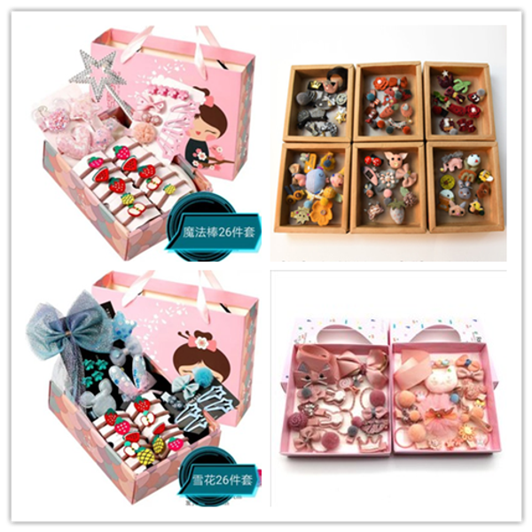 5 / 10 / 18 pieces box children's lovely hair accessories set baby fabric bow flower hairpin hairpin girl's headdress gift hai, Slivery;white
5 / 10 / 18 pieces box children's lovely hair accessories set baby fabric bow flower hairpin hairpin girl's headdress gift hai, Slivery;white