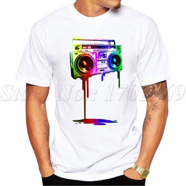 2019 new fashion melting boombox design men t-shirt short sleeve geek digital rainbow color printed hipster tee
2019 new fashion melting boombox design men t-shirt short sleeve geek digital rainbow color printed hipster tee