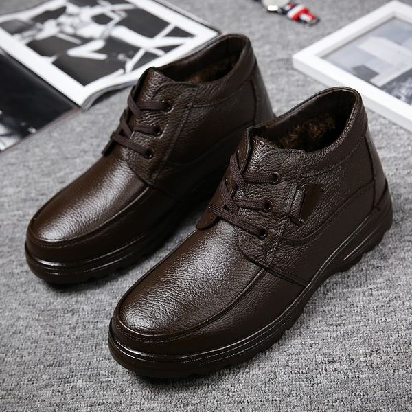 new mens boots bota coturnos masculino winer boots men waterproof footwear men outdoor walking shoes for mid-aged, Black
new mens boots bota coturnos masculino winer boots men waterproof footwear men outdoor walking shoes for mid-aged, Black