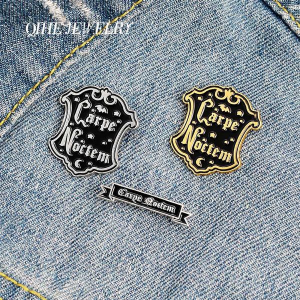 qihe украшения carpe noctem эмаль pins брошь значки мода рюкзак pins подарки для друзей оптового, Gray
qihe украшения carpe noctem эмаль pins брошь значки мода рюкзак pins подарки для друзей оптового, Gray