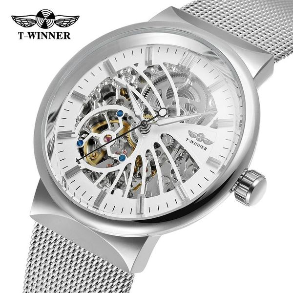 winner golden watches for men automatic mechanical movement mesh strap ultra thin stainless steel band gift, Slivery;brown
winner golden watches for men automatic mechanical movement mesh strap ultra thin stainless steel band gift, Slivery;brown