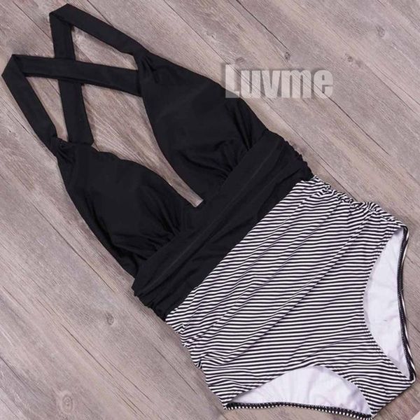 women's swimwear luvme 2021 striped one piece swimsuit women backless monokini sport bodysuit beach bathing suit swim red white, White;black
women's swimwear luvme 2021 striped one piece swimsuit women backless monokini sport bodysuit beach bathing suit swim red white, White;black