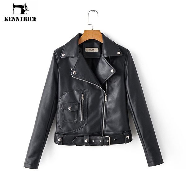 kenntrice new short soft faux leather jacket women belt fashion zipper motorcycle pu leather jacket ladies basic street coat, Black
kenntrice new short soft faux leather jacket women belt fashion zipper motorcycle pu leather jacket ladies basic street coat, Black