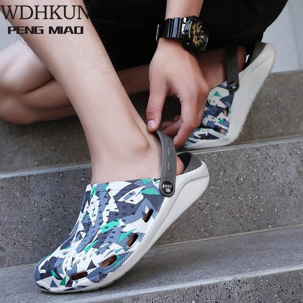 men's summer hole shoes sandals breathable casual outdoor non-slip beach slipper fashion light trend light walking shoes crocse, Black
men's summer hole shoes sandals breathable casual outdoor non-slip beach slipper fashion light trend light walking shoes crocse, Black