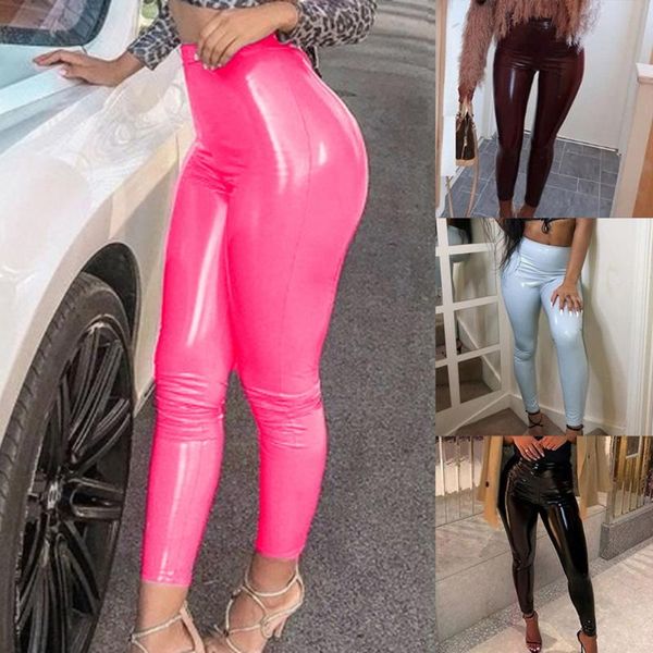 yoga outfits women pu leather legging pants skinny elastic high waist lady slim fitness ankle faux leggins, White;red
yoga outfits women pu leather legging pants skinny elastic high waist lady slim fitness ankle faux leggins, White;red