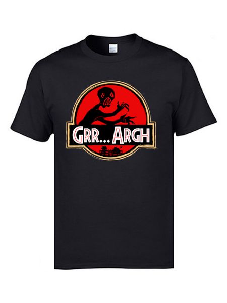 jurassic grrassic pargh t shirt graphic crewneck leisure short sleeve cotton men's tshirts family t-shirt custom own shirts