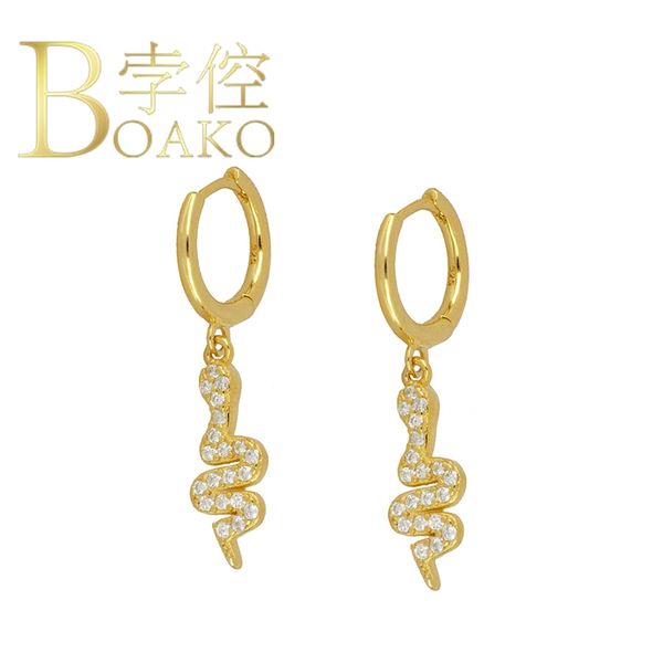 hoop & huggie boako 925 sterling silver earrings for women snake zircon serpent earring hoops snack earings luxury s925 jewelry pendiente, Golden;silver
hoop & huggie boako 925 sterling silver earrings for women snake zircon serpent earring hoops snack earings luxury s925 jewelry pendiente, Golden;silver