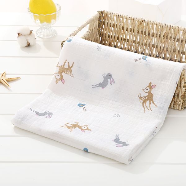 soft muslin cotton baby blanket cute cartoon newborn blankets bath gauze infant wrap sleepsack stroller cover play mat
soft muslin cotton baby blanket cute cartoon newborn blankets bath gauze infant wrap sleepsack stroller cover play mat