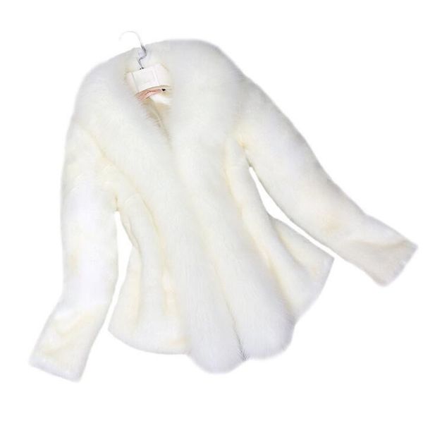2020 new temperament elegant winter clothing imitation fur coat women coat white black imitation fur collar fashion
2020 new temperament elegant winter clothing imitation fur coat women coat white black imitation fur collar fashion