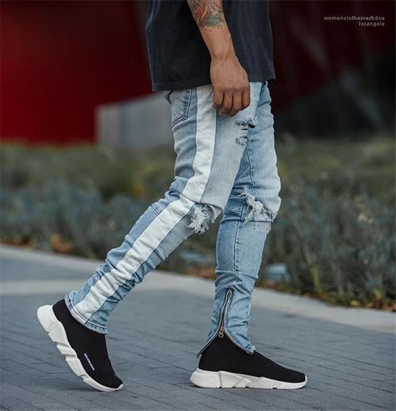 clothing fashion long pencil pants mens spring new casual jeans denim holes hombres street, Blue
clothing fashion long pencil pants mens spring new casual jeans denim holes hombres street, Blue