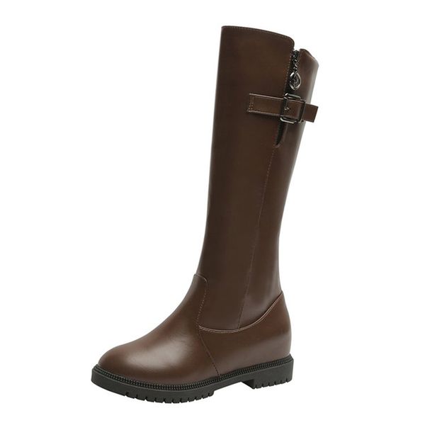 women's long knight boots textured pu leather high-fashion boots black brown autumn and winter comfortable flat
women's long knight boots textured pu leather high-fashion boots black brown autumn and winter comfortable flat