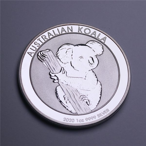 50pcs/lot 1oz 2020 new australian koala silver coin silver-plated silver coin stunning detailing
50pcs/lot 1oz 2020 new australian koala silver coin silver-plated silver coin stunning detailing