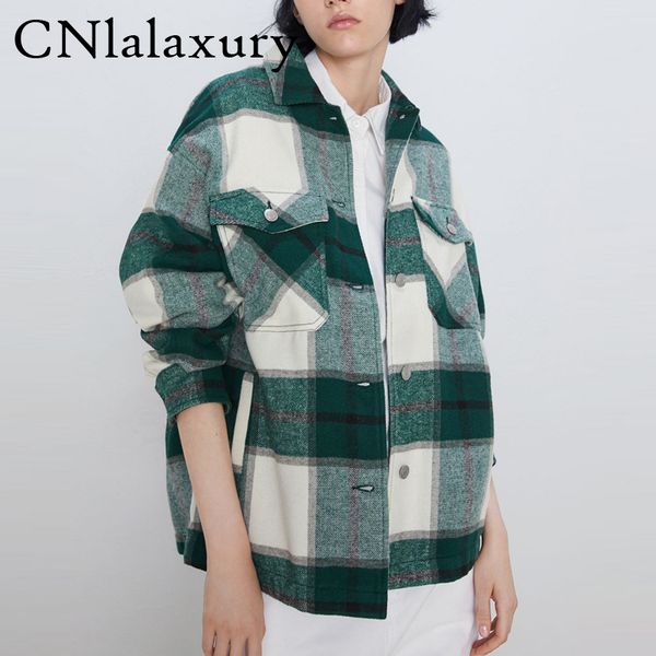 vintage stylish pockets oversized plaid jacket coat women 2020 fashion lapel collar long sleeve loose outerwear chic, Black;brown
vintage stylish pockets oversized plaid jacket coat women 2020 fashion lapel collar long sleeve loose outerwear chic, Black;brown