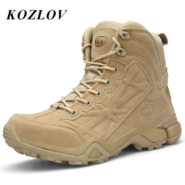 tactical ankle boots men genuine leather us army hunting trekking camping hiking boots for men work shoes combat botas, Black
tactical ankle boots men genuine leather us army hunting trekking camping hiking boots for men work shoes combat botas, Black