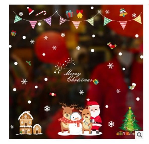 2021 christmas decoration glass sticker window shop window decoration santa claus snowflake decoration pendant sticker 009
2021 christmas decoration glass sticker window shop window decoration santa claus snowflake decoration pendant sticker 009