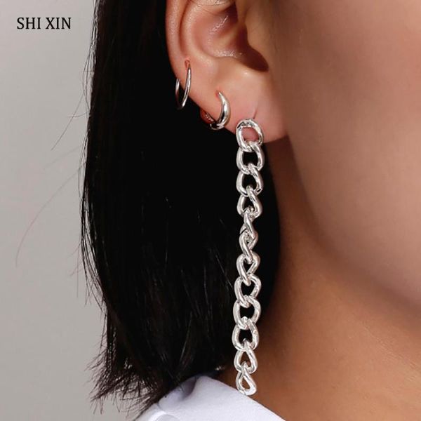 shixin hip hop серьги длинных цепей с небольшим круглыми серьгами для женщин заявления 2020 моды ювелирных изделий модных колошений, Silver
shixin hip hop серьги длинных цепей с небольшим круглыми серьгами для женщин заявления 2020 моды ювелирных изделий модных колошений, Silver