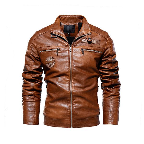 new winter men's pu jacket european and american style suitable for motorcycle wear, modern tough guy plus cashmere leather jacket, men, Black
new winter men's pu jacket european and american style suitable for motorcycle wear, modern tough guy plus cashmere leather jacket, men, Black