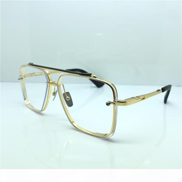 authentic new mens brand designer clear lens sunglasses dts121 retro square frame shiny gold fashion eyewear come with case, White;black
authentic new mens brand designer clear lens sunglasses dts121 retro square frame shiny gold fashion eyewear come with case, White;black
