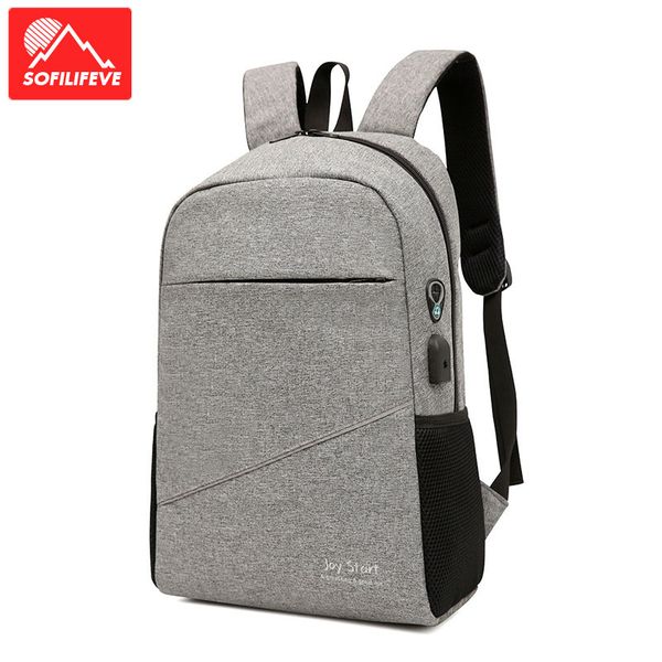 men outdoor leisure backpack women sports business bag with usb interface and earphone wire hole for travel hiking work
men outdoor leisure backpack women sports business bag with usb interface and earphone wire hole for travel hiking work
