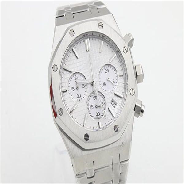 2020 sale royal oak chronograph quartz swatches stainless steel black dial date 26320st watch bracelet 41mm sports mens wristwatch, Slivery;brown
2020 sale royal oak chronograph quartz swatches stainless steel black dial date 26320st watch bracelet 41mm sports mens wristwatch, Slivery;brown