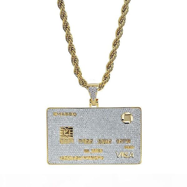 hip hop diamonds visa card pendant necklaces for men women luxury credit gold card pendants 18k gold plated bank card chain necklace jewelry, Silver
hip hop diamonds visa card pendant necklaces for men women luxury credit gold card pendants 18k gold plated bank card chain necklace jewelry, Silver
