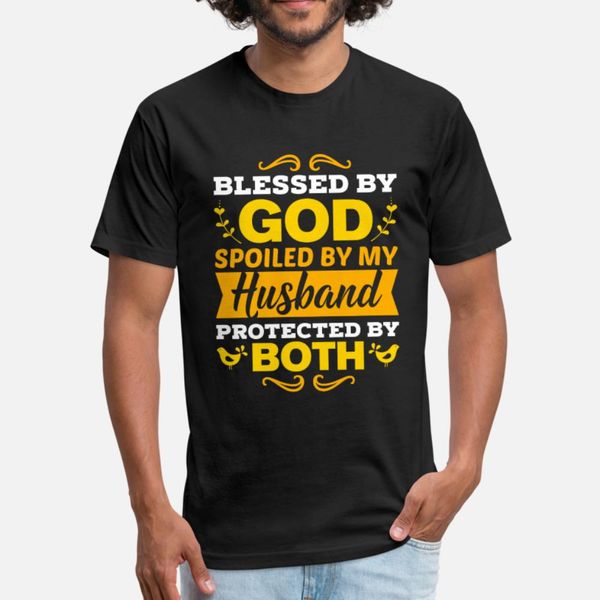 husband faith blessed by god spoiled by my husband t shirt men design short sleeve plus size 3xl solid color interesting summer style shirt
husband faith blessed by god spoiled by my husband t shirt men design short sleeve plus size 3xl solid color interesting summer style shirt