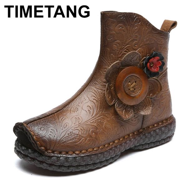 boots timetangwinter genuine leather ankle 2021 design round toe comfortable soft brown black flats womene1121
boots timetangwinter genuine leather ankle 2021 design round toe comfortable soft brown black flats womene1121