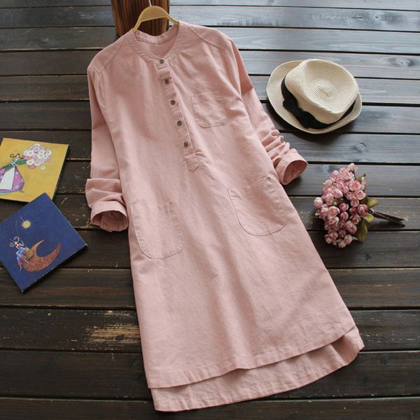 plus size 5xl women shirt dresses 2020 zanzea casual long sleeve stand collar blusa summer short dresses work vestido, Black;gray
plus size 5xl women shirt dresses 2020 zanzea casual long sleeve stand collar blusa summer short dresses work vestido, Black;gray