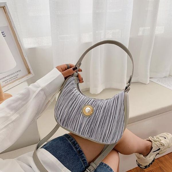 fashion pleated women underarm bag lady shoulder bags baguette handbags small bag
fashion pleated women underarm bag lady shoulder bags baguette handbags small bag