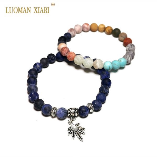 wholesale natural matte stone bracelet natural planets bracelet round sodalite turquoises amazonite beads 8mm, Black
wholesale natural matte stone bracelet natural planets bracelet round sodalite turquoises amazonite beads 8mm, Black