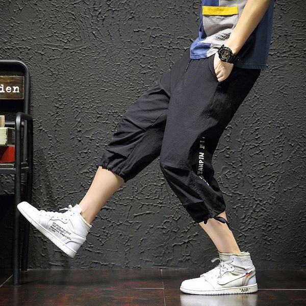 ins overalls men's shorts summer thin students korean trend cropped pants men's shorts loose sports pants, Black
ins overalls men's shorts summer thin students korean trend cropped pants men's shorts loose sports pants, Black