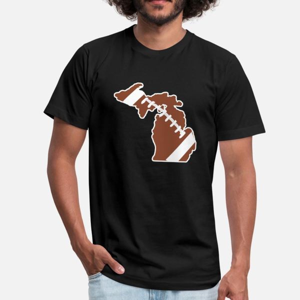 football michigan fun football lover gift t shirt men create 100% cotton s-3xl unique gift authentic summer outfit shirt