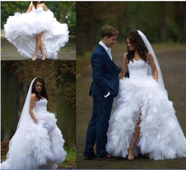 sweetheart princess applique lace high low wedding dresses ruffles organza white bridal dress elegant wedding gown
sweetheart princess applique lace high low wedding dresses ruffles organza white bridal dress elegant wedding gown