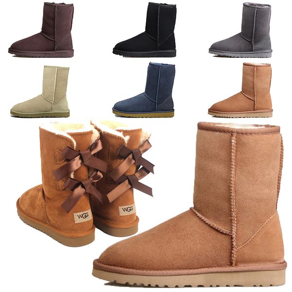 ladies snow boots wgg winter new classic color women's shoes australia plus velvet wool girls boots long tube low tube non-slip and war, Black
ladies snow boots wgg winter new classic color women's shoes australia plus velvet wool girls boots long tube low tube non-slip and war, Black