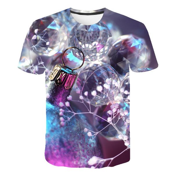 christmas o collar lovely snowflake anime red party 3d print shirts humor funny funny men clothing