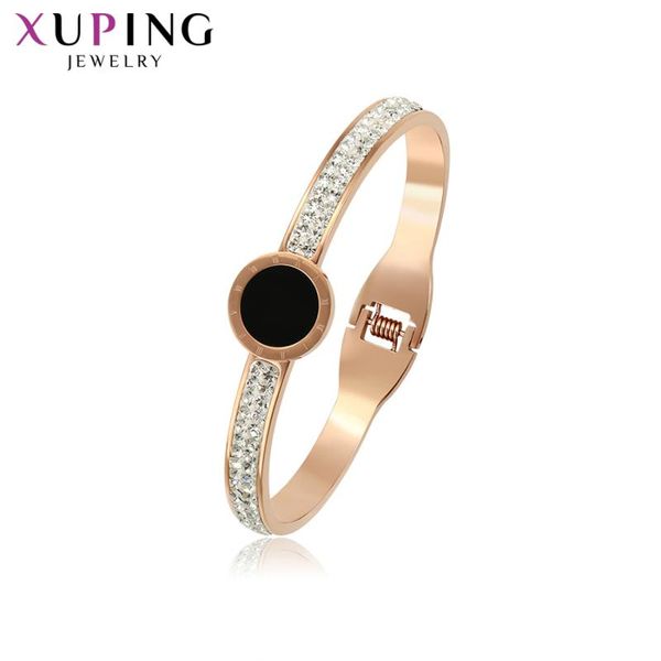 11.11 deals xuping fashion bangles ladies stainless steel popular jewelry classic european style party gift s186.1-52431, Black
11.11 deals xuping fashion bangles ladies stainless steel popular jewelry classic european style party gift s186.1-52431, Black