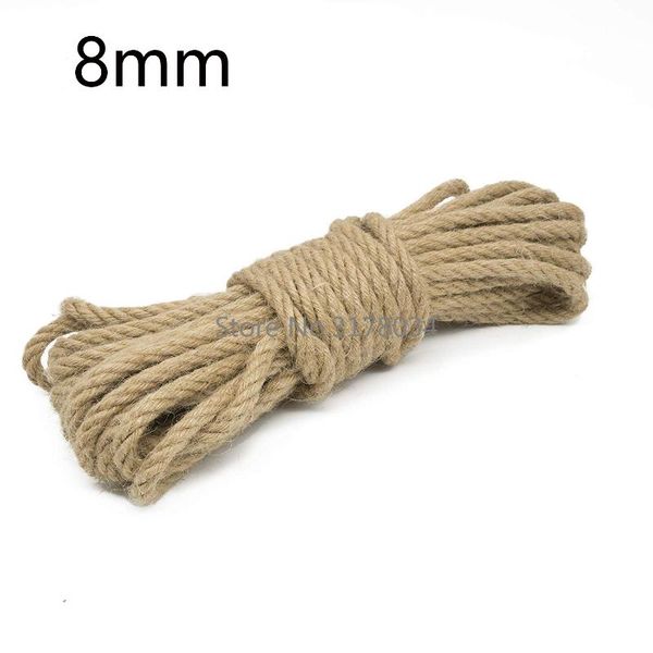 yarn 8mm 1m-100m natural jute rope heavy duty twine twisted cord macrame string diy craft handmade decoration pet scratching, Black;white
yarn 8mm 1m-100m natural jute rope heavy duty twine twisted cord macrame string diy craft handmade decoration pet scratching, Black;white