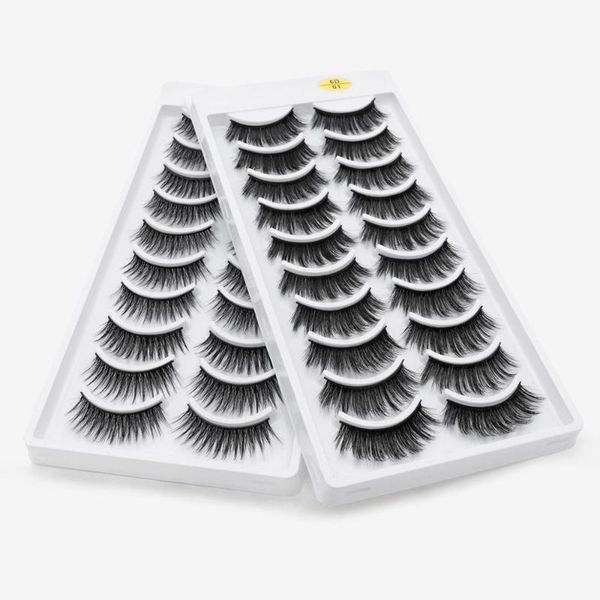 10 pairs 3d mink eyelashes handmade makeup 3d mink lashes natural false eyelashes long extension faux lashes
10 pairs 3d mink eyelashes handmade makeup 3d mink lashes natural false eyelashes long extension faux lashes