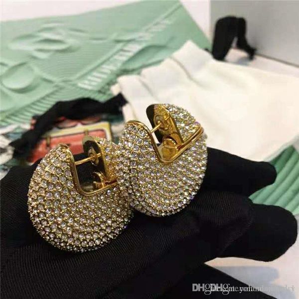high end women earrings yellow gold plated full cz cubic earrings hoops for girls women for party wedding nice gift, Golden;silver
high end women earrings yellow gold plated full cz cubic earrings hoops for girls women for party wedding nice gift, Golden;silver