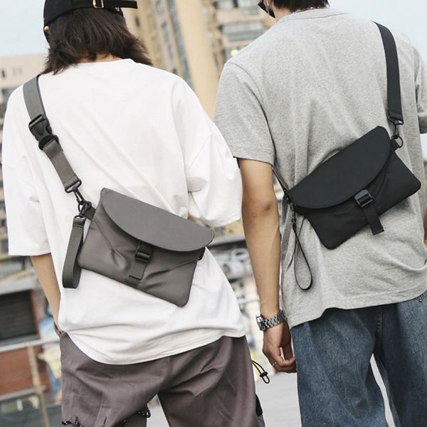 men's messenger bag casual function zipper bag tide cool waterproof solid color chest leisure couple shoulder messenger
men's messenger bag casual function zipper bag tide cool waterproof solid color chest leisure couple shoulder messenger