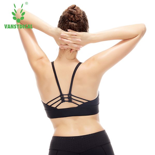 gym clothing women sports bra yoga shirt with padding push up dry quick tank for running fitness bras, White;black
gym clothing women sports bra yoga shirt with padding push up dry quick tank for running fitness bras, White;black