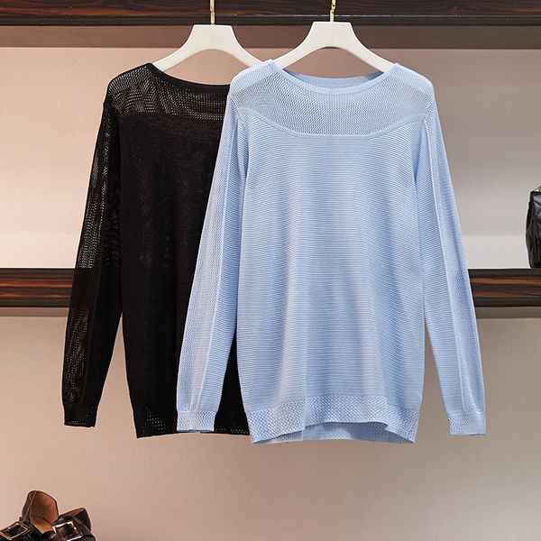 coigarsam 4xl plus size knitting blouse women spring blusas womens and blouses blue black a902, White
coigarsam 4xl plus size knitting blouse women spring blusas womens and blouses blue black a902, White